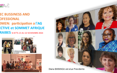 RAPPORT 2024 / Participation a l’assemblée générale élective de BPW à St Kitt’s aux Caraïbes en novembre 2024